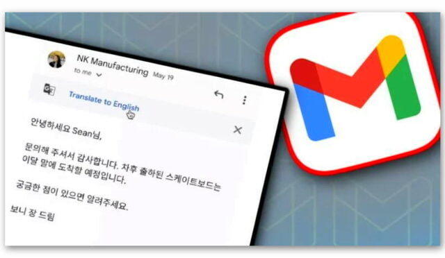 Çok geç olsada: Gmail’in Masaüstünde Kullanılan Çeviri Özelliği Nihayet Mobil Uygulamalara da Geliyor!