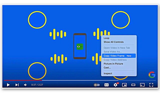 Google, Videolardan Tertemiz Ekran Görüntüleri Alabileceğiniz Yeni Özelliğini Duyurdu